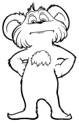 Lorax Kolorowanie Online